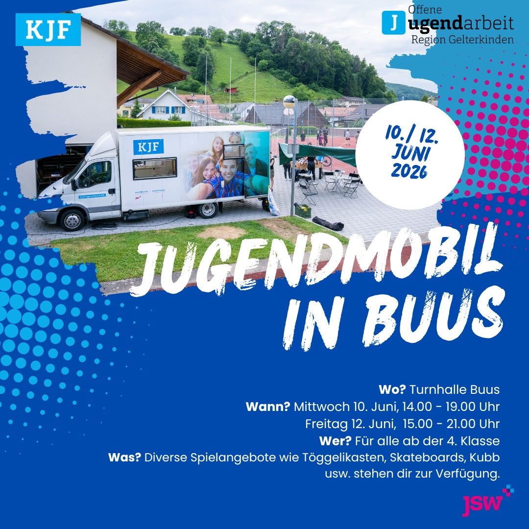 Flyer Jugendmobil Buus